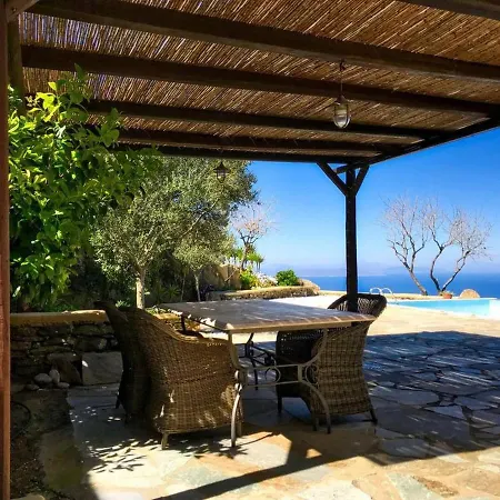 Villa Keanna In Kea Island - Amazing Sunset View N01 Milopotamos (Kea)